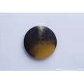 Resin button with four-eye button